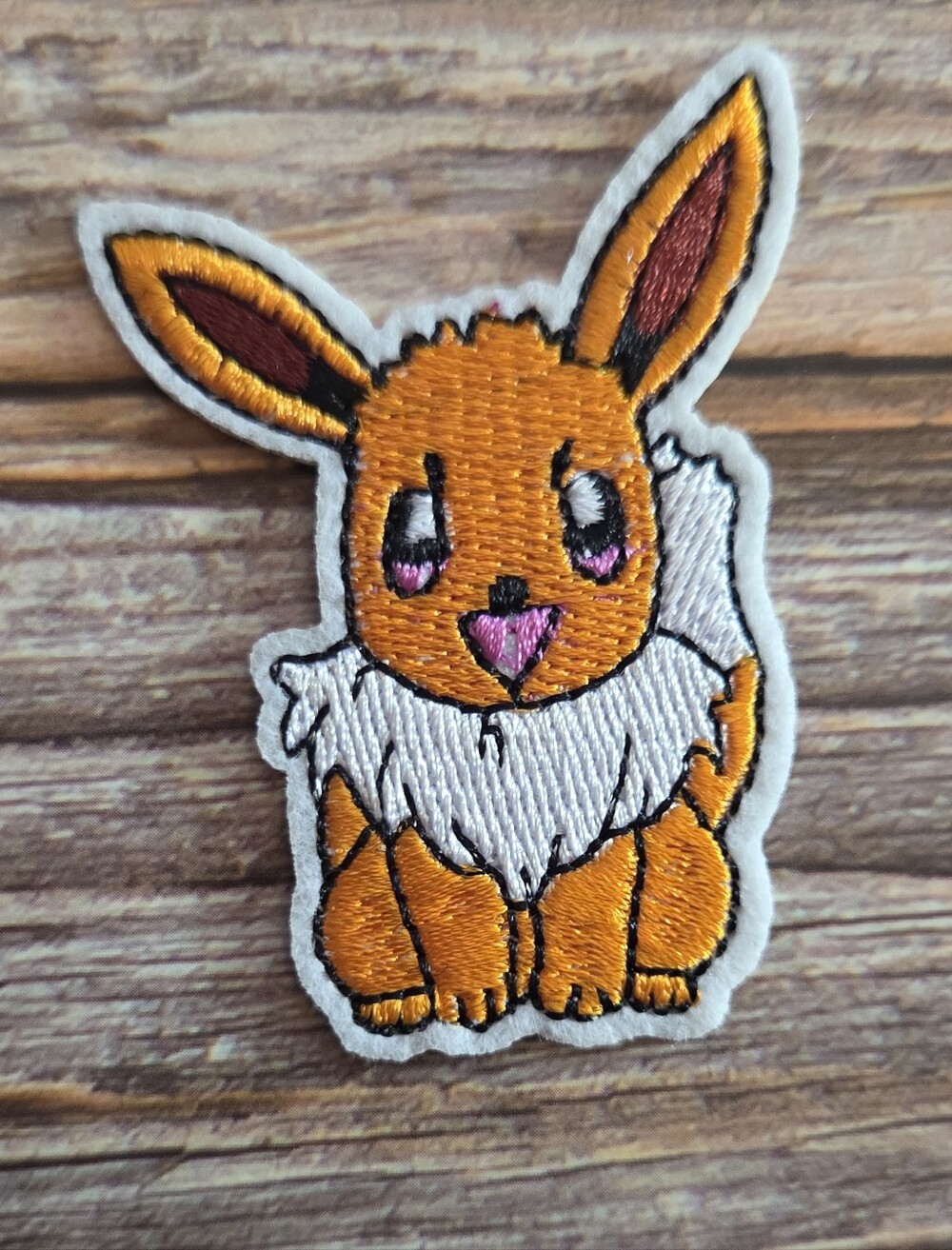 Orange Eevee Pokemon Nintendo Cartoon 1990s Video Game Iron On Patch